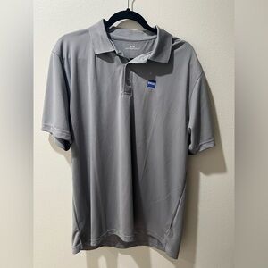 Vansport Men’s Zeiss Gray Polo Shirt, size large, NWOT, casual, brand rep